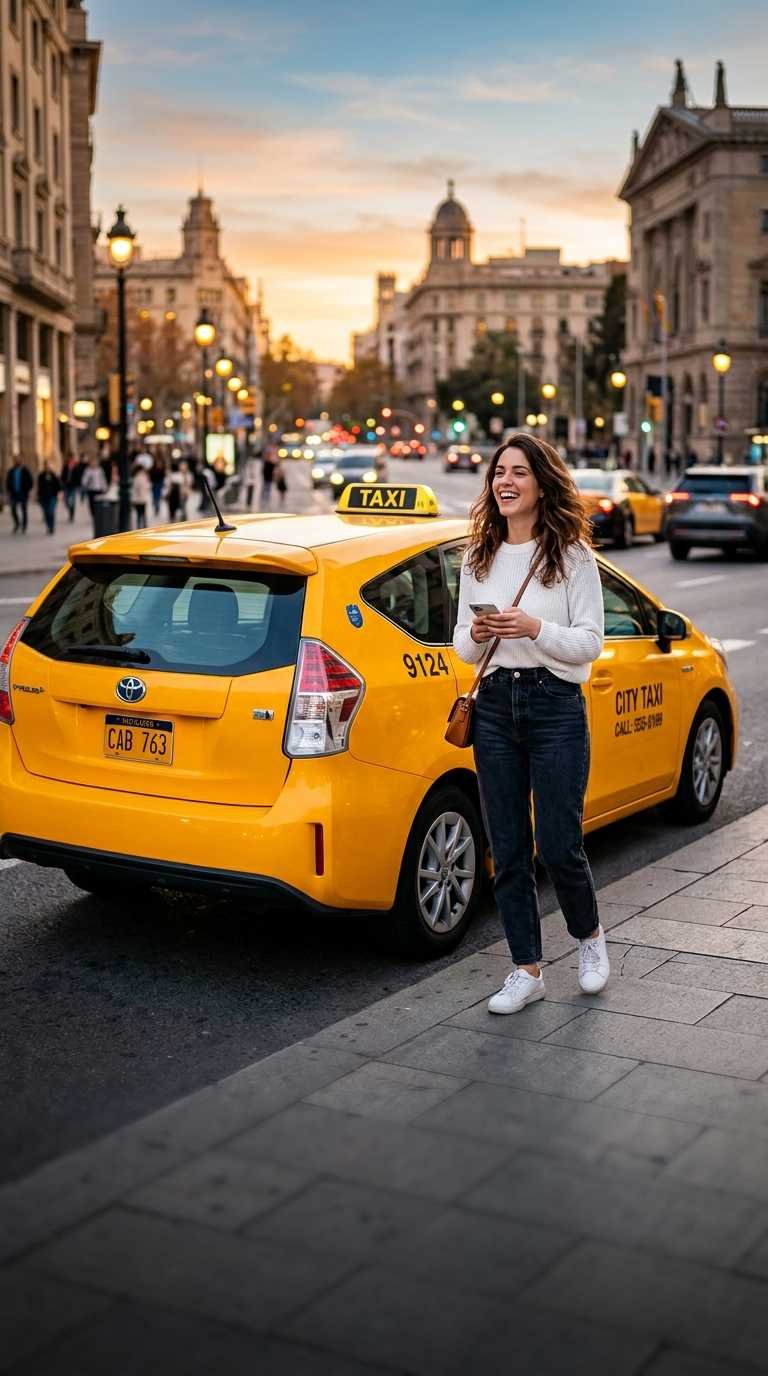 Taxi Service Banner Mobile